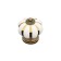 Handle button tundra RK117 (001), d = 39, plastic, white with gold