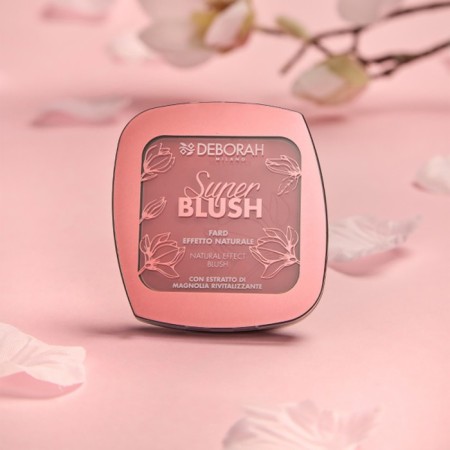 Blue Deborah Milano Super Blush, tone 04 peach shining, 9 g-3