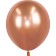 Latex ball 10 ", chrome, 50 pcs., Pink gold