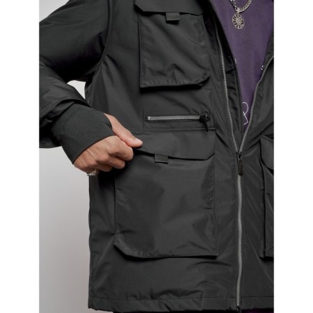Luy jacket transformer male winter, size 52, black color-3