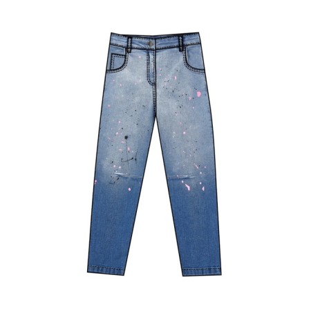 Jeans for the girl PlayTode, height 152 cm-3