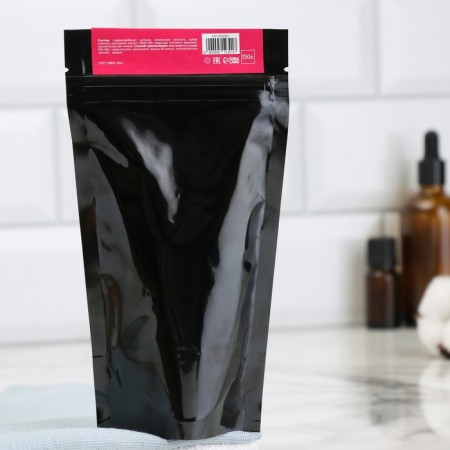 Bombs for the bath "Bombic cherry boiling crystals" with a shimmer 150 g of Dobroparov-3