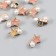 Button plastic for creativity "Star with pearls" set 10 pcs mix 1.4x1x0.8 cm