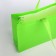 Bag without fastening, green color