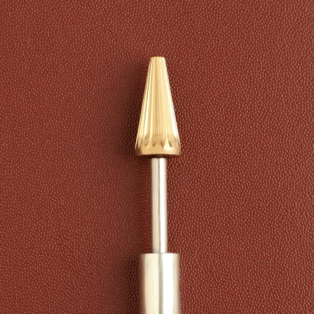 Skin-Applicator handle, 14.5 cm, silver/gold color-4