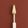 Skin-Applicator handle, 14.5 cm, silver/gold color