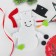 Set for creativity - Create a Christmas tree decoration from felt "Snowman in a red scarf"