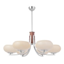 Savina chandelier 6he27 40W brown 72x72x60cm