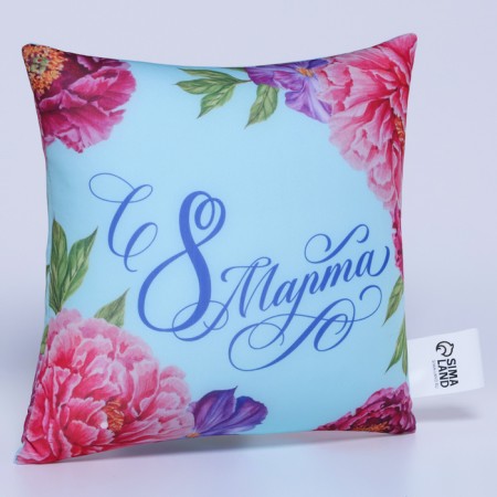 Antistress pillow is decorative "since March 8", 21x20 cm-3