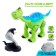 The radio -controlled “Mike” dinosaur, light and sound effects, works from batteries