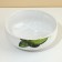 Deep plate ceramic "juicy lime", 14.5 cm, 550 ml, white color