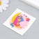 Tattoo on the body color "Sleeping unicorn" 6x6 cm