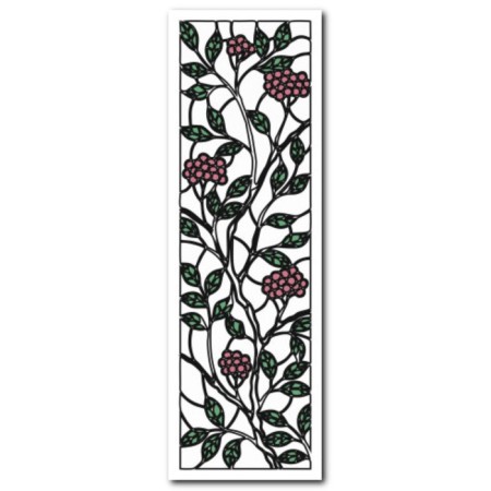 Plant stencil "Plant" 11x32 cm