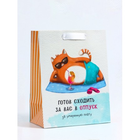 Package Gift Vertical "Vacation", MS 18 x 23 x10 cm-1