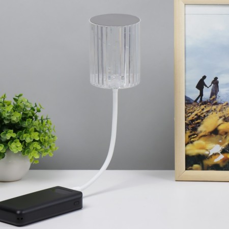 Olandi lamp LED touch 3000-6000K 5W USB 10x10x15cm Risalux