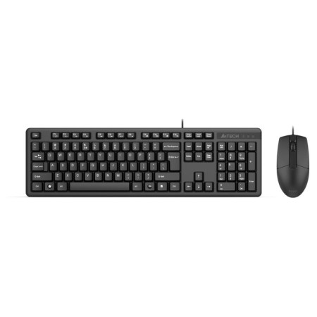 Keyboard + Mouse A4Tech KK-3330S CLAV: Black Mouse: Black USB (KK-3330S USB (Black))