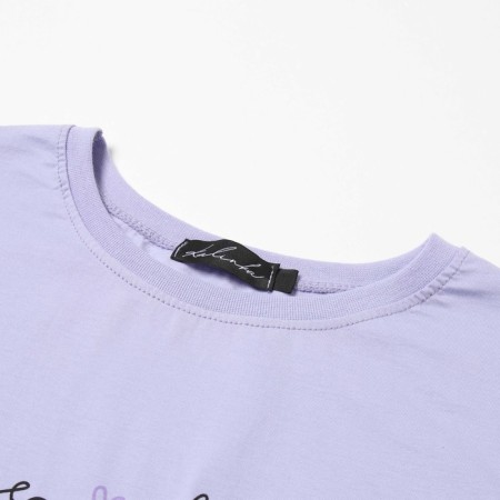 Female home set (T -shirt/shorts), lilac color, size 46-6