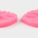 Mold "Cherry Leaf", silicone, 2 parts 7.5 × 5.5 cm, color mix