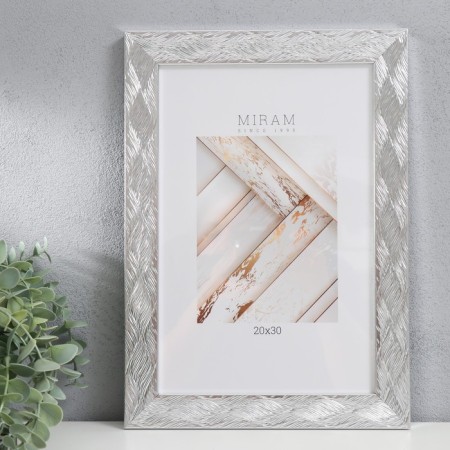 Photo frame Plastic "Mira" 20x30 cm, 651629-8, (plastic screen)