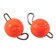 Cargo Cheburashka painted collapsible Yaman 10 pcs., 6 g, orange