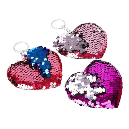 Soft keychain-hameleon "Heart", Mix colors-2