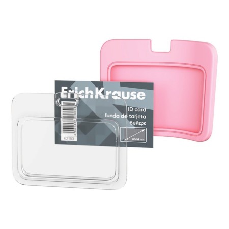 Horizontal badge 85 x 54 mm, erichkrause silicone case, mix-7