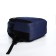Youth backpack from textiles, rise, 2 parts on lightning, 3 pockets, blue color