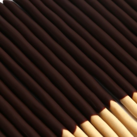 The straw glazed in dark chocolate "Magic sticks", 47 g.-1