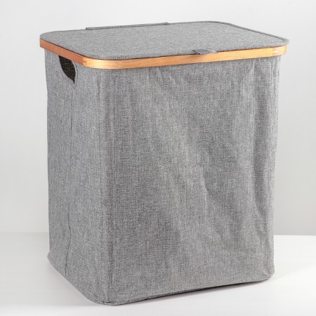 A universal basket with a “minimum” lid, 45 × 35 × 49.5 cm, color gray color-5