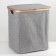 A universal basket with a “minimum” lid, 45 × 35 × 49.5 cm, color gray color