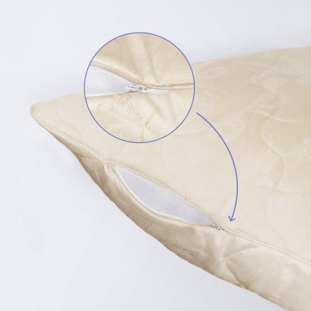 Cashmere pillow, size 68x68 cm, satin-jaccard-2