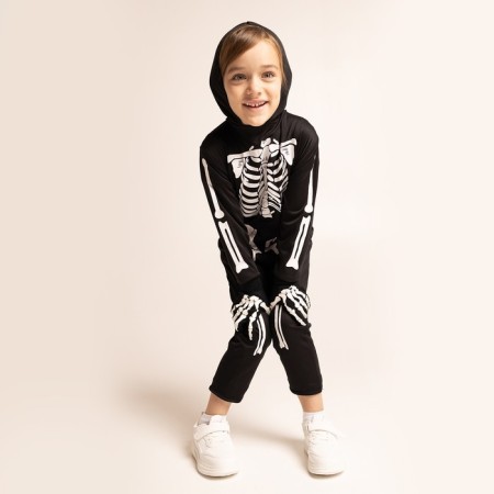 Carnival set "Terrible Skeletter": overalls, gloves, makeup, p. 104–116 cm-8