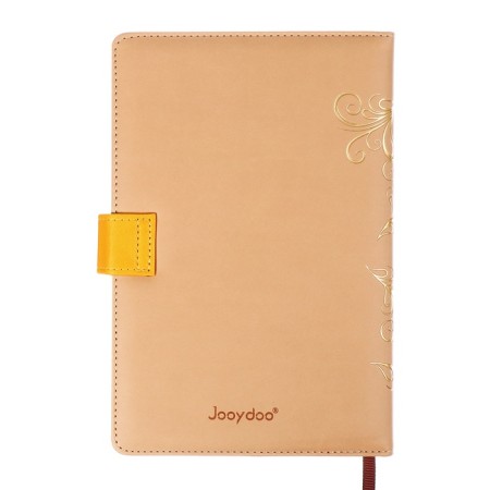 The diary is low, the PVC cover, A5 format, 140 l, cell, with a strap, beige-12