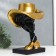 Souvenir Polystone stand "Lady in the hat" 13.5x21x25.5 cm