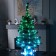 Smart garland “thread” 10 m Rosa, IP20, silver thread, 100 LED, control from the application, glow RGB, USB