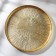 Serving dish "Link", d = 28 cm, gold color