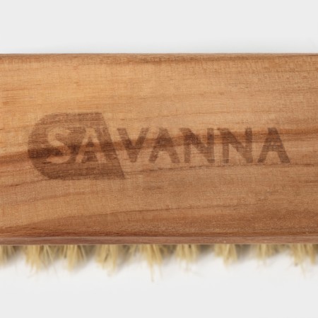 Savanna shoe brush, 10 × 3.5 cm, 59 bundles, natural hair-1