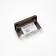 Garden lamp on a sunny battery, 8 × 4.5 × 4.5 cm, 1 LED, glow white, brown
