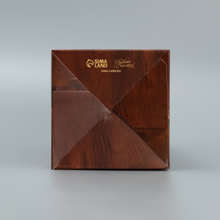 Gift folding box, packaging, "Pressent", 9.5 x 32.5 x 9 cm-4