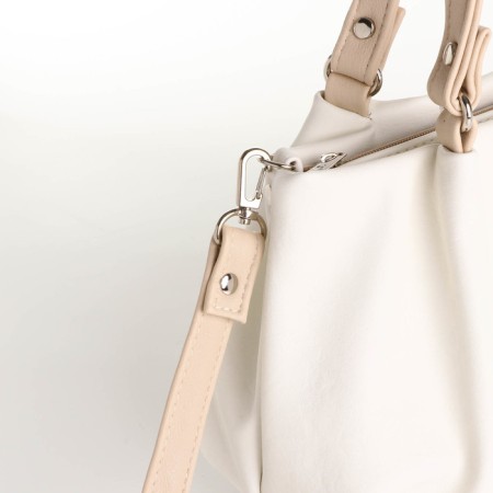 Bag-mech-mezzan is a zipper, white color-4