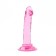 Fallomitator Realistic Okopoki, on the suction cup, anal, gel, 12 x 2.5 cm, pink