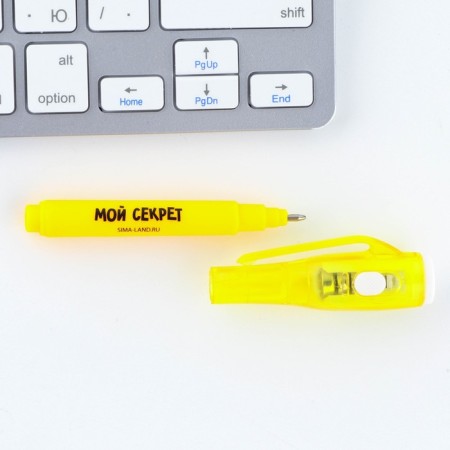 Magic pen invisible ink "Handle for spies"-3