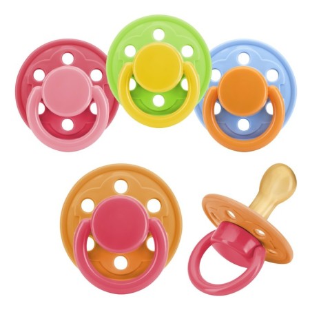 Latex orthodontic dummy "Sun", from 6 months., Mix color-1