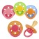 Latex orthodontic dummy "Sun", from 6 months., Mix color