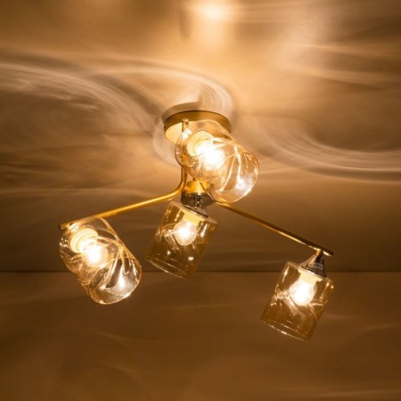 Cutilux Cutilux chandelier CL137142 60x40x29 cm, 4x60W, E27, yellow color-2