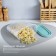A set of containers for bulk products, 3 pcs: 0.9 l, 1.5 l, 2.1 l, pistachio color