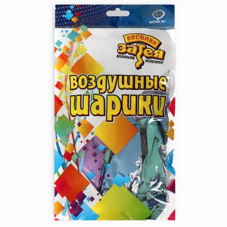 Шар латексный 12" «ДР Мужской», хром с рис., набор 25 шт.-1