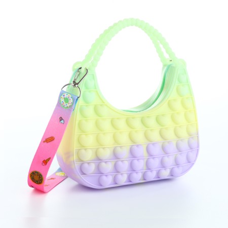 Bag's bag with lightning, green/yellow/blue color