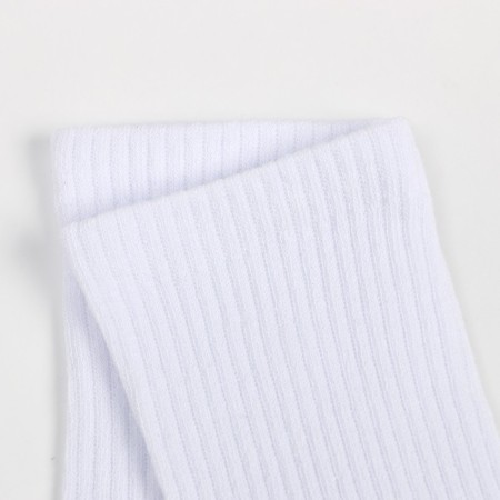Women's socks, white color, size 35-37-2