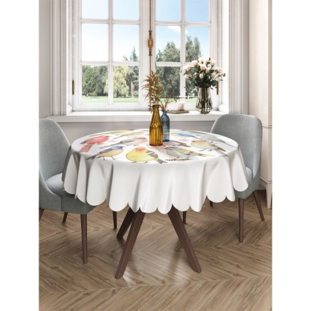 Photo scatter round, size 150x150 cm, Saten-2